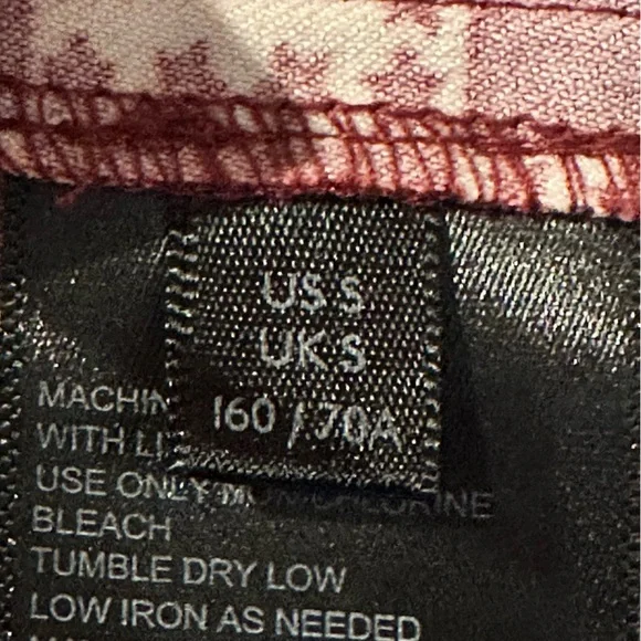 (Sold) Urban Outfitters Mini Skirt Women’s Size Small Red Yellow Check Print New - Picture 10 of 12